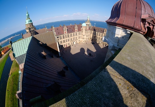 Kronborg Castle from above