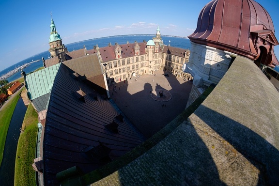 Kronborg Castle from above