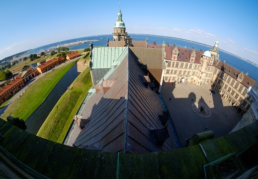 Kronborg Castle from above