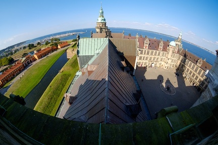 Kronborg Castle from above