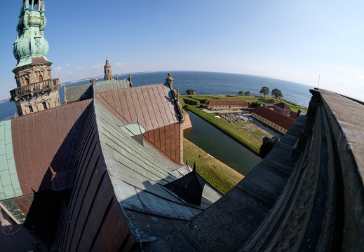 Kronborg Castle from above
