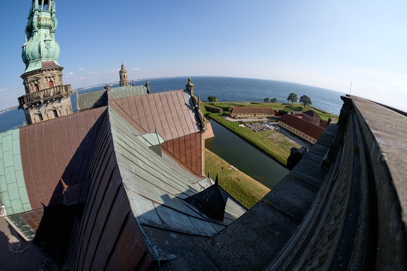 Kronborg Castle from above