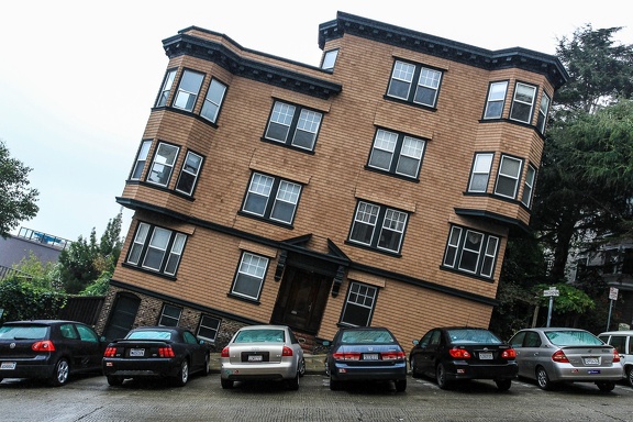Crazy hill of San Francisco