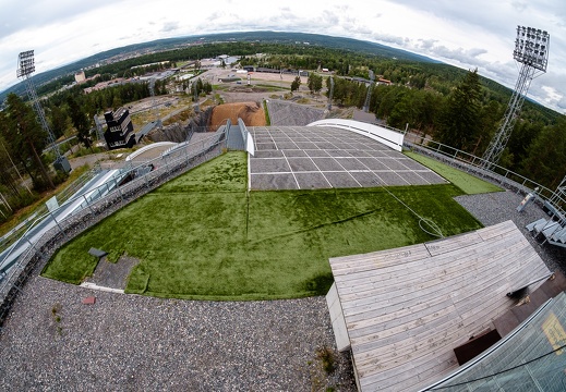 Ski jumping area