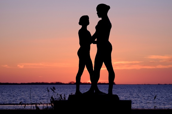 Couple at sunset
