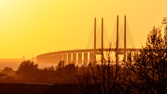 Sunset Öresundsbron