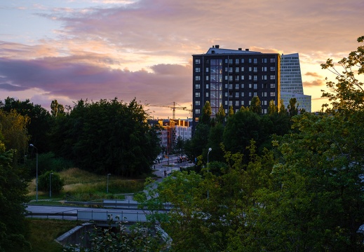 Monday evening in Hyllie