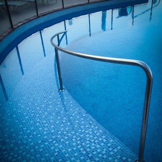 Blue pool
