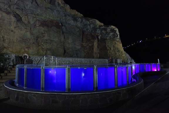 Blue pool