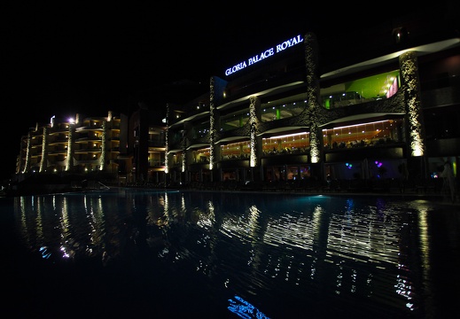 Gloria Palace Royal at night