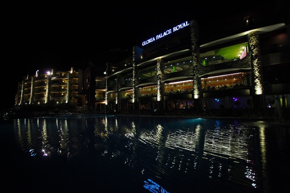 Gloria Palace Royal at night