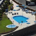 Outdoor pool area