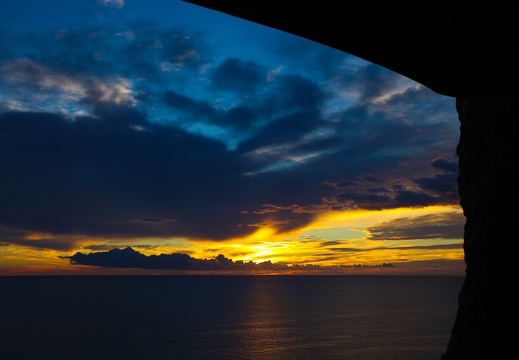 Sunset over Atlantic Ocean