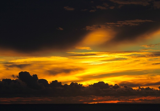 Sunset over Atlantic Ocean