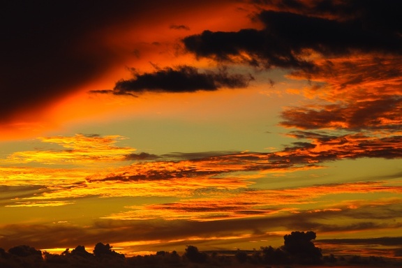 Sunset over Atlantic Ocean