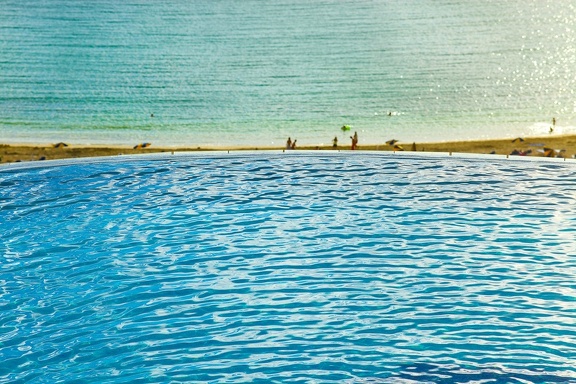 Pool and beach