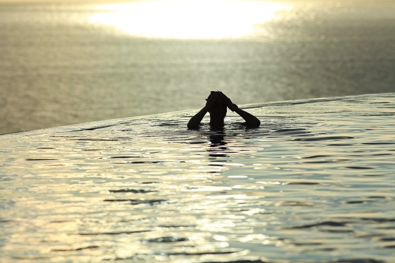 Late afternoon swim