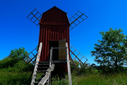 Red windmill, open to public