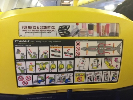 Ryanair Safety Information