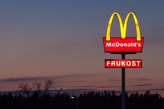 McDonald's sunset